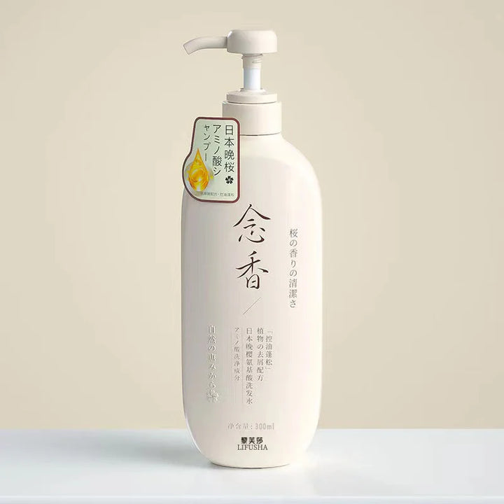 Sakura Japanese Shampoo,  Thick and Shiny Hair