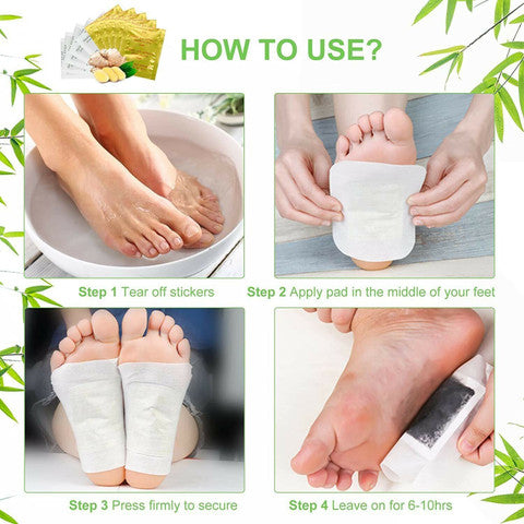 🌸 Pack of 2 Kiyome Kinoki Detox Foot Patches – Natural Cleansing Pads. ✨