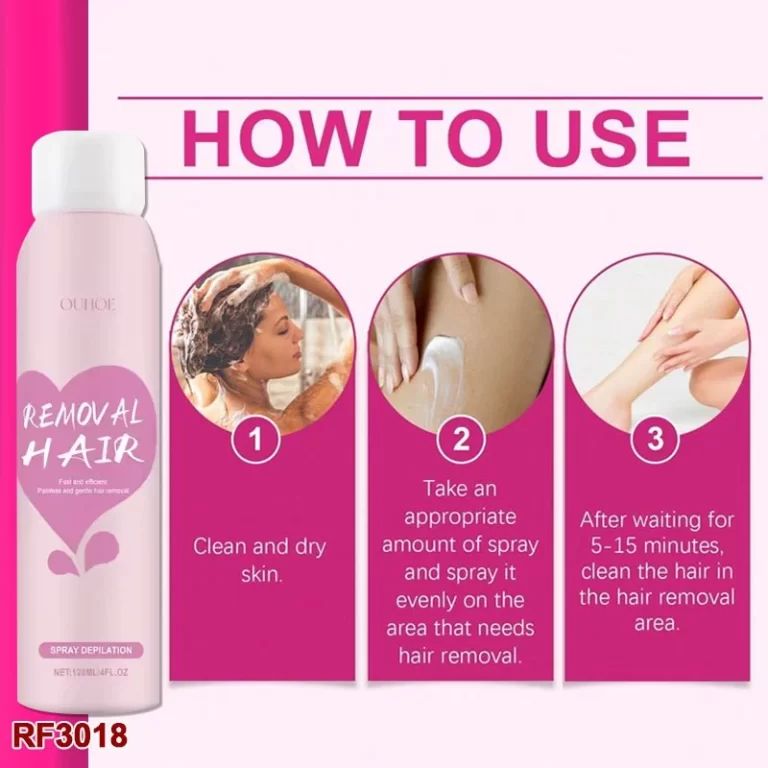 "120ML Hair Removal Spray – Fast & Painless Body Hair Remover for Men & Women"