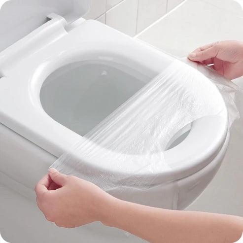 Hygienic Waterproof Toilet Seat Protectors – Portable Disposable Covers