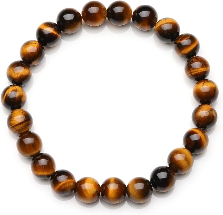 Healing Tiger Eye Stone Bracelet – Courage, Strength & Positive Energy