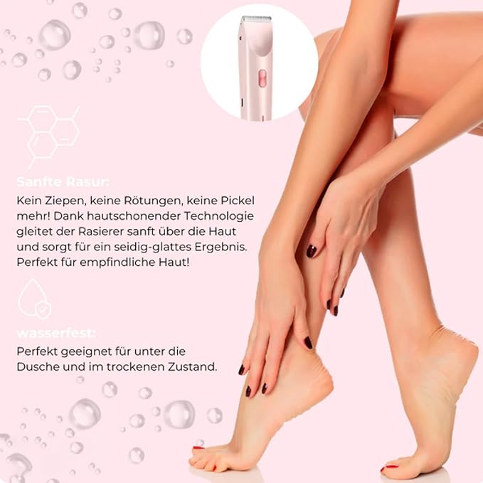 SilkySplash 2-in-1 Women's Razor & Trimmer – Waterproof & Gentle