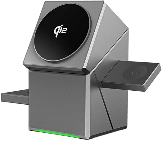 Portable 3-in-1 Magnetic Charger – 15W Fast Wireless Charging Station