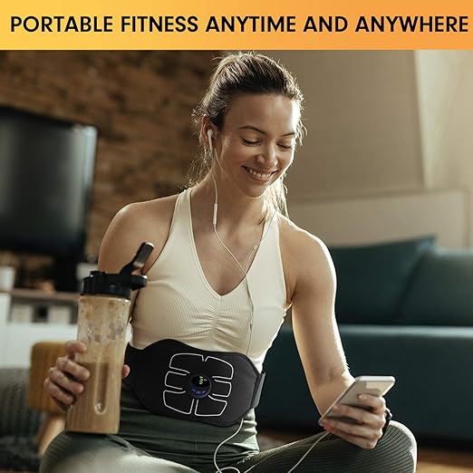 Smart ABS Stimulator – Electric Abdominal Toning Belt for Men & Women