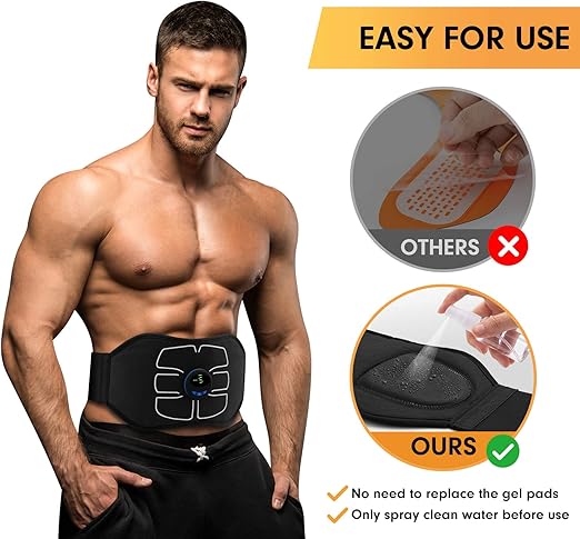 Smart ABS Stimulator – Electric Abdominal Toning Belt for Men & Women