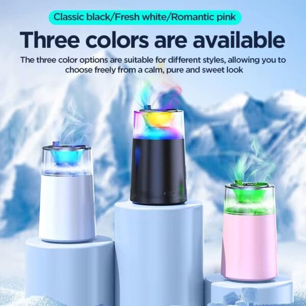 Smart Car Aroma Diffuser – 3 Mode Air Freshener with RGB Lights & Sensor