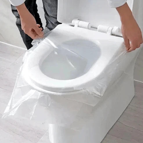 Hygienic Waterproof Toilet Seat Protectors – Portable Disposable Covers