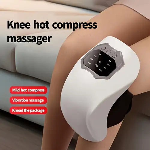 Portable Electric Knee Massager – Heat, Vibration & Red Light Therapy
