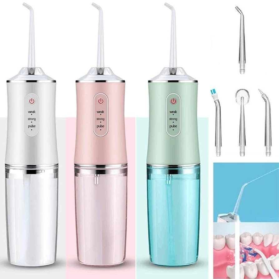 Cordless Dental Water Flosser – 3 Modes