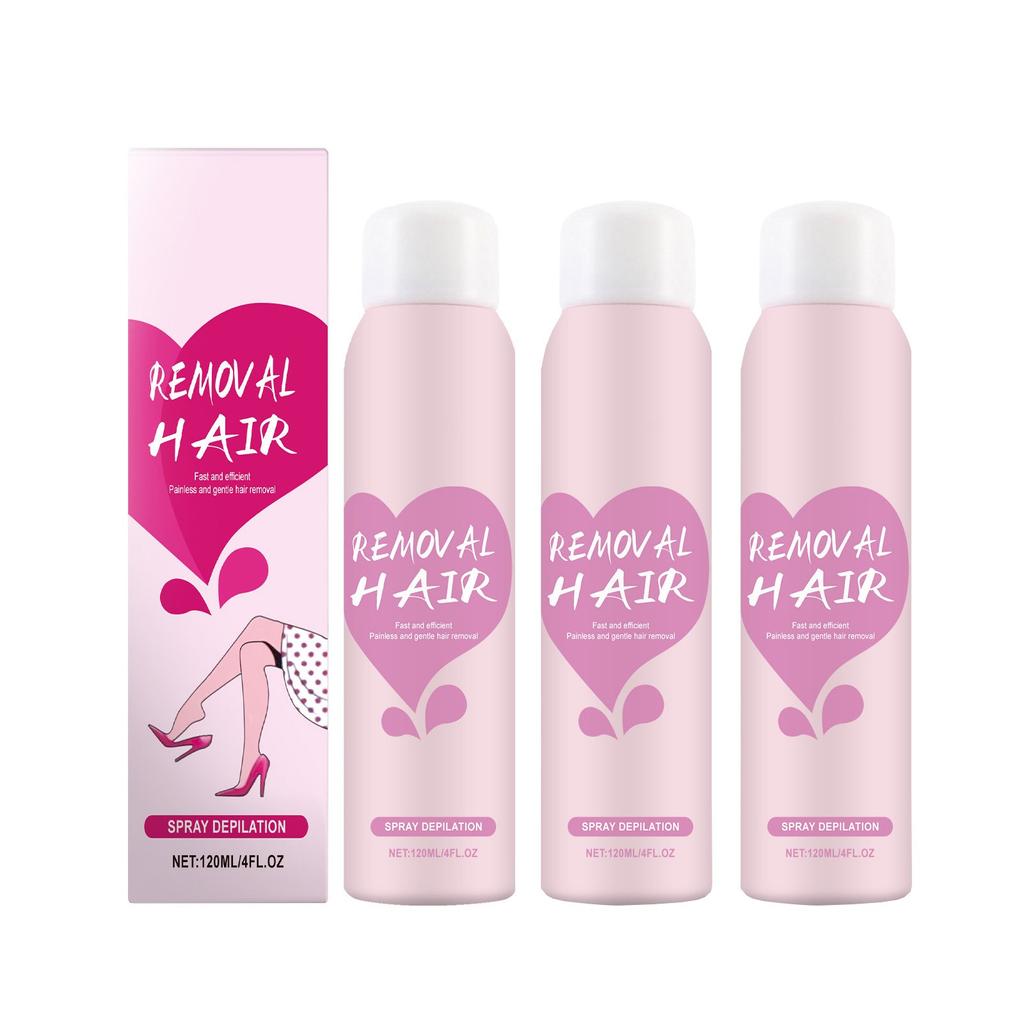 "120ML Hair Removal Spray – Fast & Painless Body Hair Remover for Men & Women"