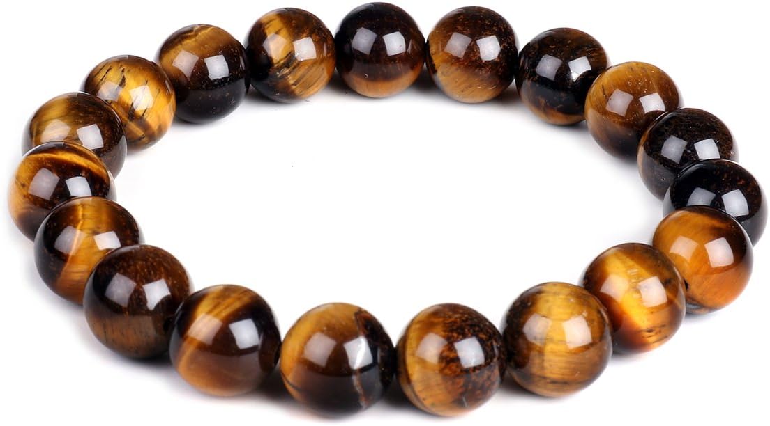 Healing Tiger Eye Stone Bracelet – Courage, Strength & Positive Energy