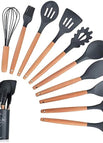 12PCS Kitchen Utensil Set Silicone Cooking Kit