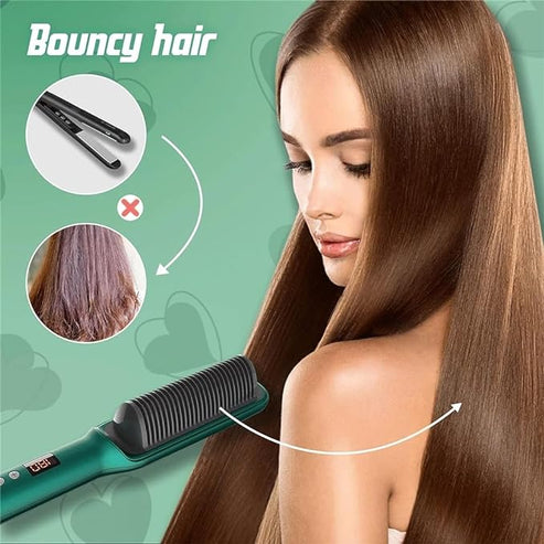 Hair Straightener Comb silky hair