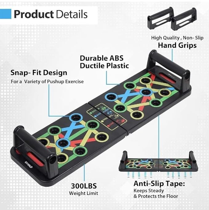 PORTABLE MULTI-FUNCTION PUSH UP BOARD