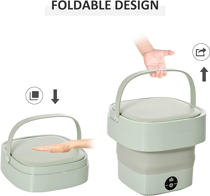 Foldable Mini Laundry Machine.