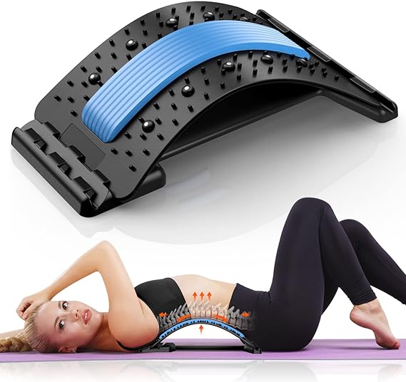 Revolutionize Your Comfort: Advanced Back Stretcher with Adjustable Cracking Device! 🌟