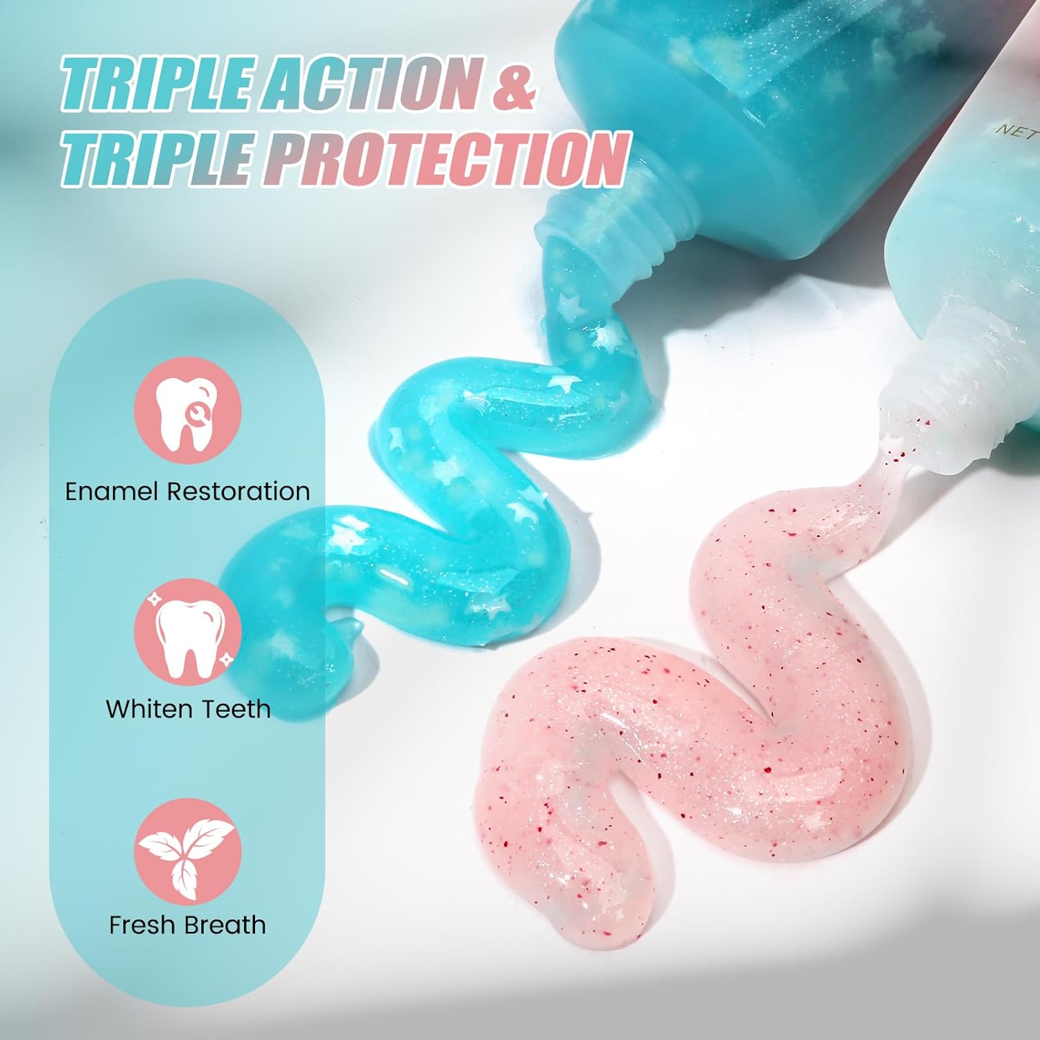 Niacinamide Whitening Toothpaste – Removes Stains, Whitens Teeth Naturally 🌸