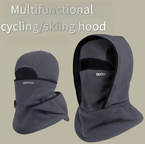 Outdoor Winter Warm Hat with Neckband – Cozy Protection for Cold Weather