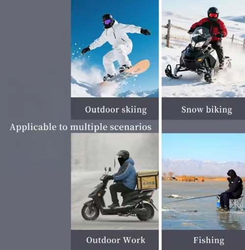 Outdoor Winter Warm Hat with Neckband – Cozy Protection for Cold Weather