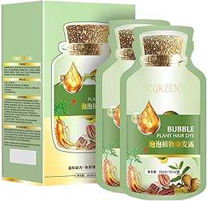 Herbal Bubble Hair Dye Shampoo – Color & Nourish in One Step