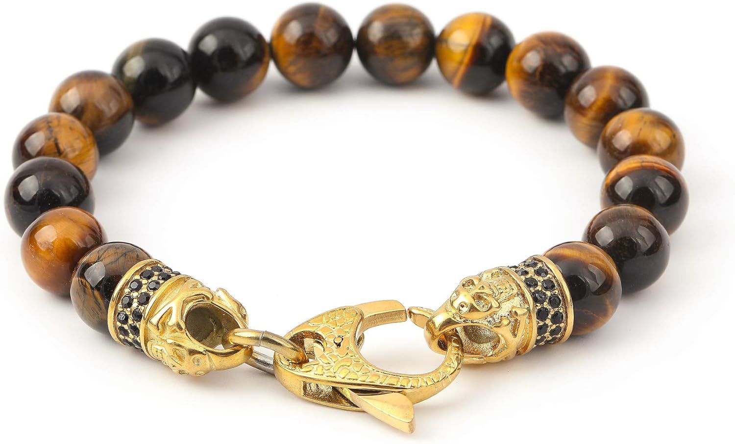 Healing Tiger Eye Stone Bracelet – Courage, Strength & Positive Energy