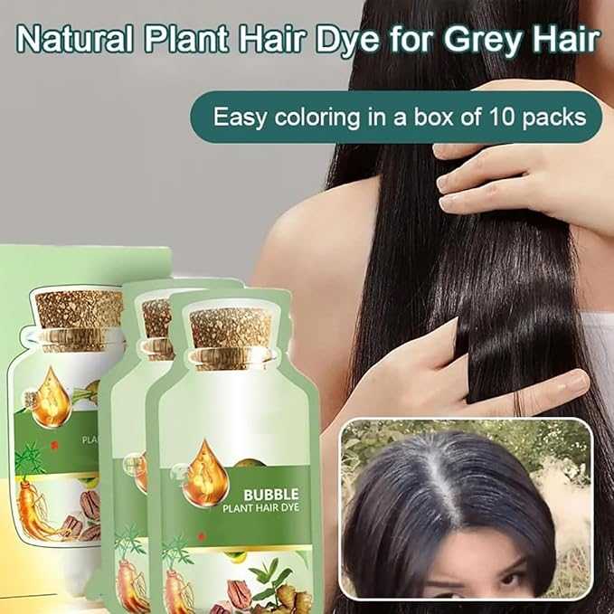 Herbal Bubble Hair Dye Shampoo – Color & Nourish in One Step
