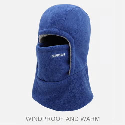 Outdoor Winter Warm Hat with Neckband – Cozy Protection for Cold Weather