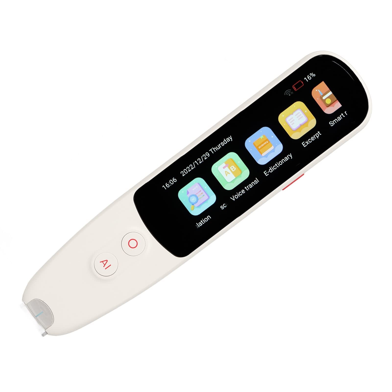 Smart AI Scanning Pen – Multilingual OCR Translator & Digital Reader with Touch Screen for Android Devices