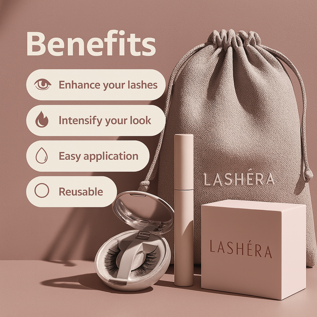 "All-in-One Magnetic Lashes Kit – Natural Look, Easy Application & Long-Lasting Hold"