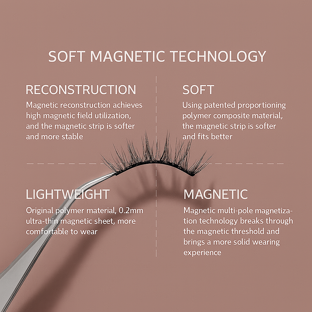 "All-in-One Magnetic Lashes Kit – Natural Look, Easy Application & Long-Lasting Hold"