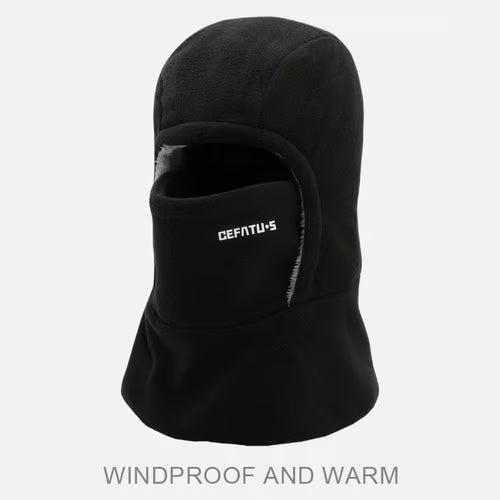 Outdoor Winter Warm Hat with Neckband – Cozy Protection for Cold Weather