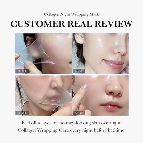 Collagen Overnight Wrapping Peel Off Facial Mask