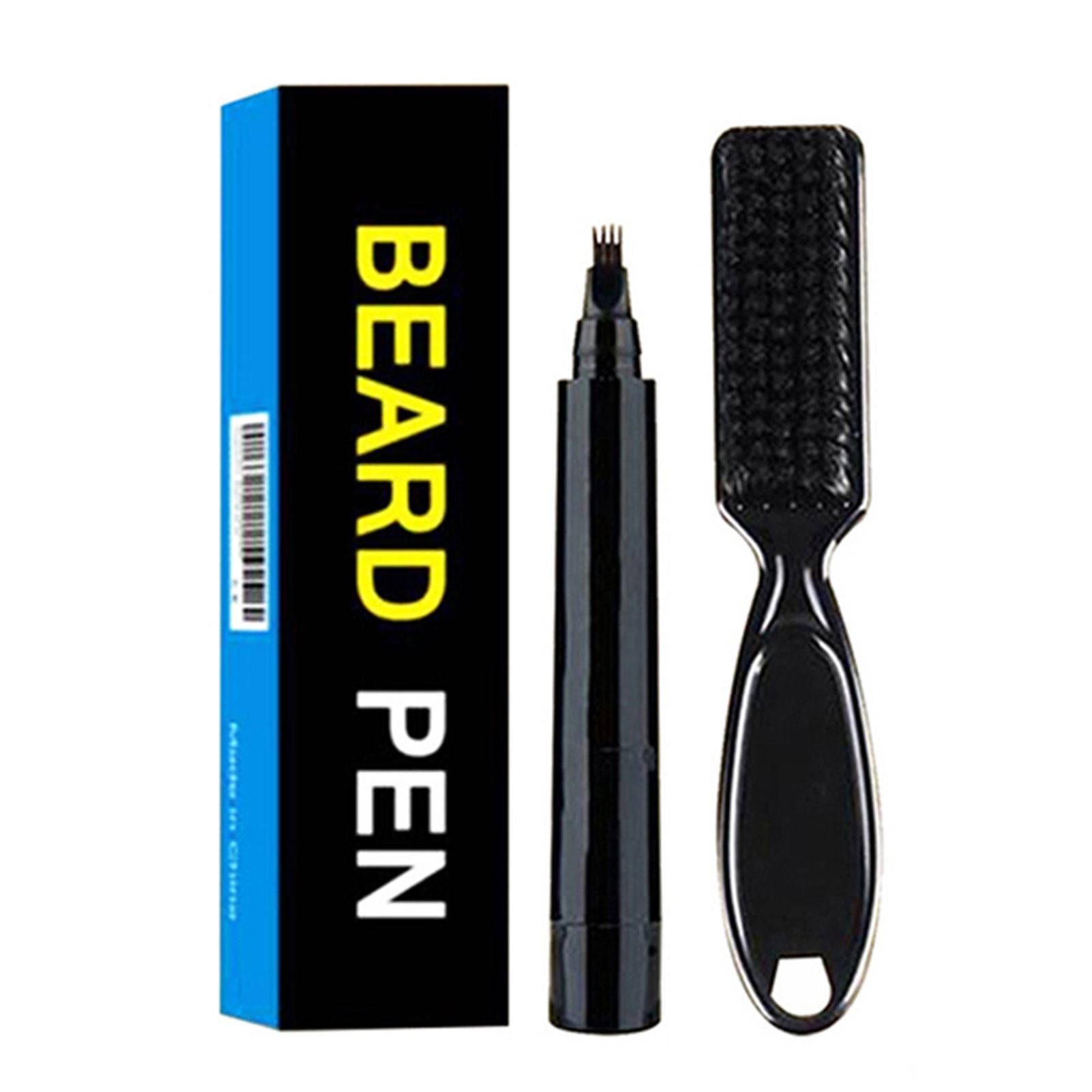 Beard & Hair Filler Pen – Waterproof Pencil with Brush for Men & Women | Define, Shape & Fill Beard, Hairline & Brows Instantly