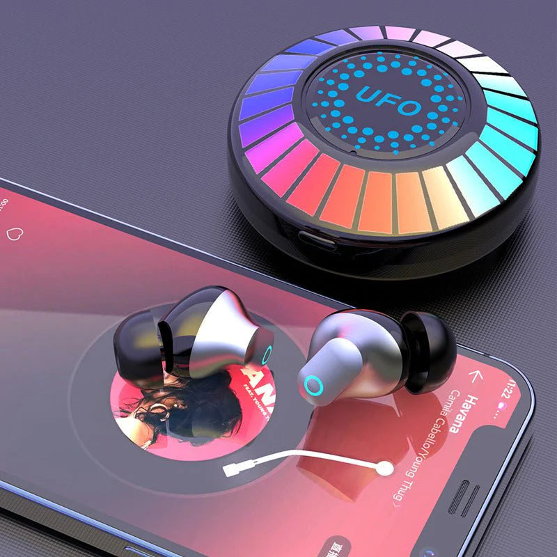 Colorful RGB Light Effect F9 Bluetooth Earphones