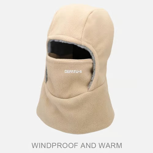 Outdoor Winter Warm Hat with Neckband – Cozy Protection for Cold Weather