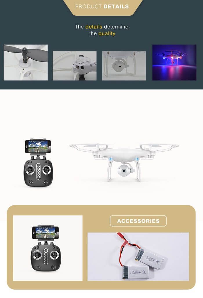 OExplorers Sky LH-X25 Drone – FPV WiFi Quadcopter with Camera, 3D Flip, Altitude Hold