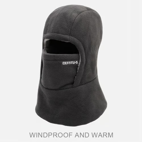 Outdoor Winter Warm Hat with Neckband – Cozy Protection for Cold Weather