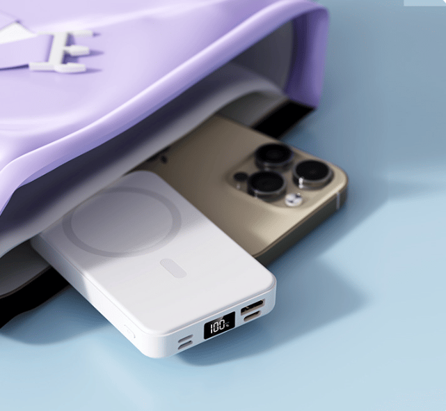 10,000mAh MagSafe Wireless Power Bank for iPhone – Fast, Portable Charging