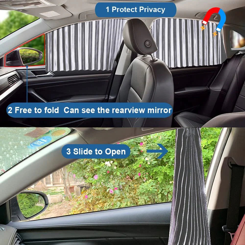 Universal Fit Magnetic Car Side Window Privacy Sunshade