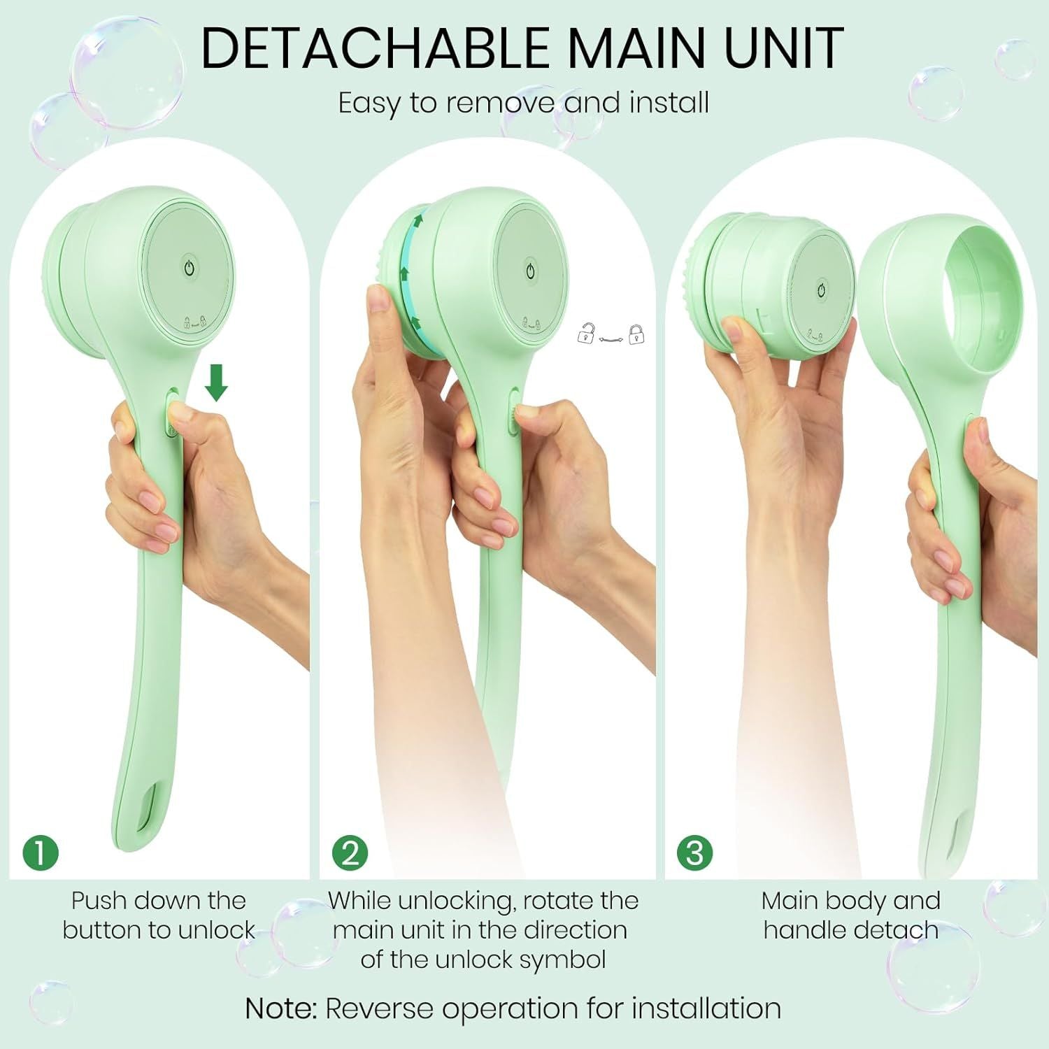 Electric Body Brush – Shower & Back Scrubber