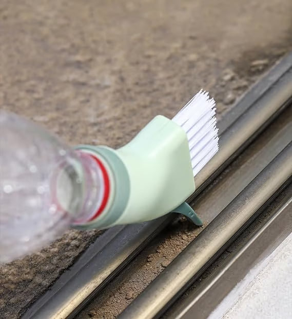 Portable Bottle-Connected Cleaning Brush for Easy Washing