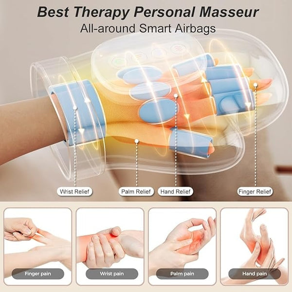 3-in-1 Hand Massage Instrument – Pain Relief, Relaxation & Blood Circulation Booster