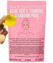 Turmeric & Kojic Acid Pads for Dark Spots – Brighten & Even Skin Tone"