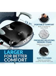 Comfort Car Seat Cushion – Portable Support for Lower Back & Tailbone Relief