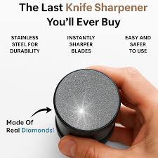 Rolling Knife Sharpener – 15° Wooden & Steel Kitchen Blade Too