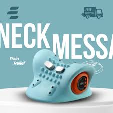 EMS Neck Massager – Electric Pulse Pain Relief & Relaxation Device for Neck and Shoulder"