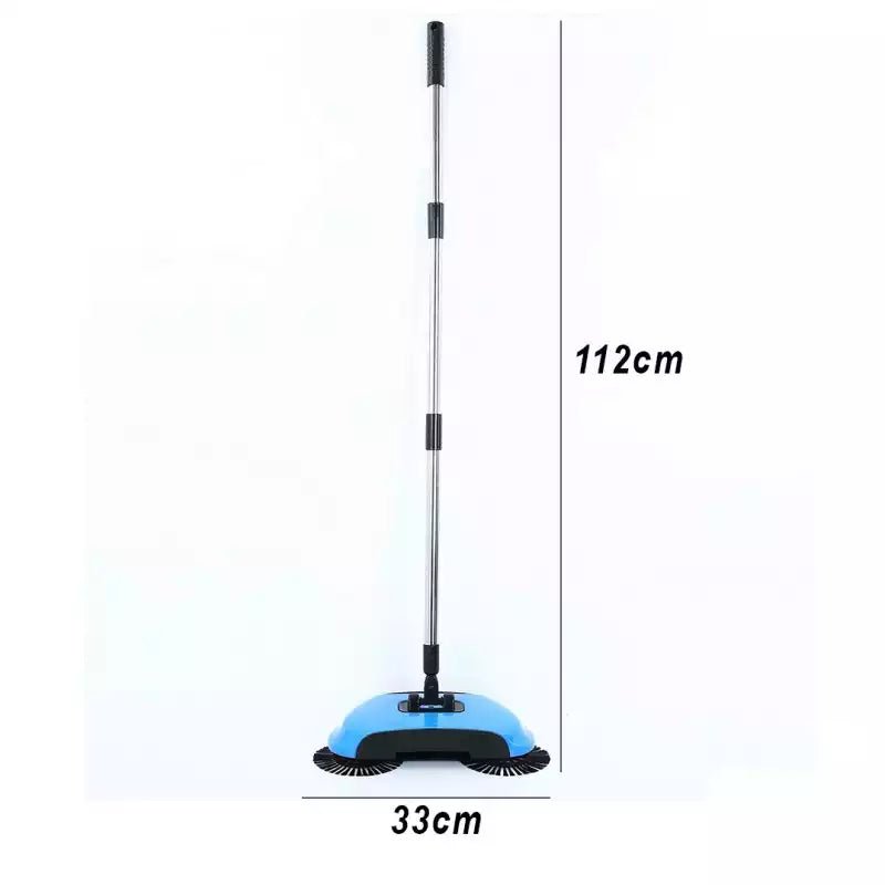360° Silent Push Sweeper – No-Electric Cleaner