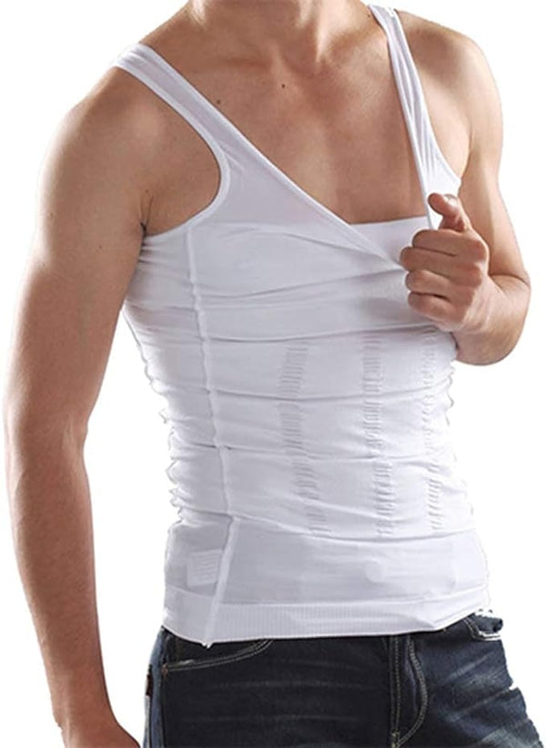 Men’s Slimming Body Shapewear – Compression Vest for Fat Burning & Body Shaping