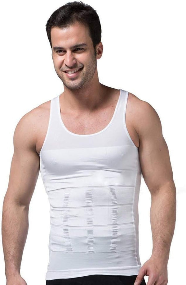 Men’s Slimming Body Shapewear – Compression Vest for Fat Burning & Body Shaping