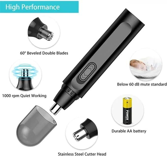 Nose Hair Trimmer for Men & Women – USB Rechargeable